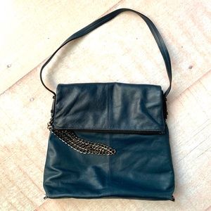 Botkier leather Irving chain detail hobo bag